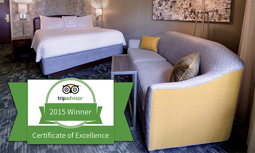Courtyard by Marriott® Of Wausau Awarded 2015 TripAdvisor Certificate of Excellence