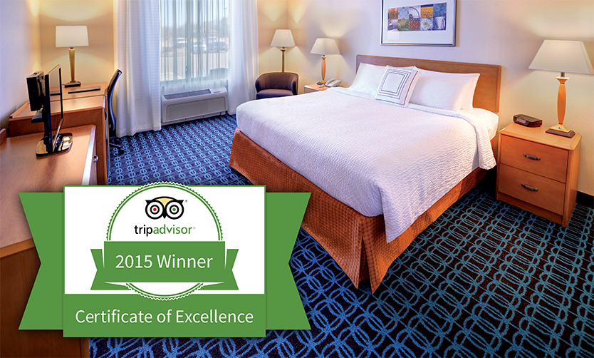 Fairfield Inn & Suites by Marriott® Of Wausau Awarded  2015 TripAdvisor Certificate of Excellence