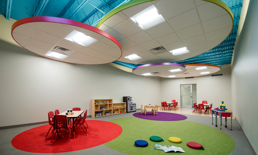 Woodson YMCA 4K Goes Back to School in a New Design Build Space by Ghidorzi