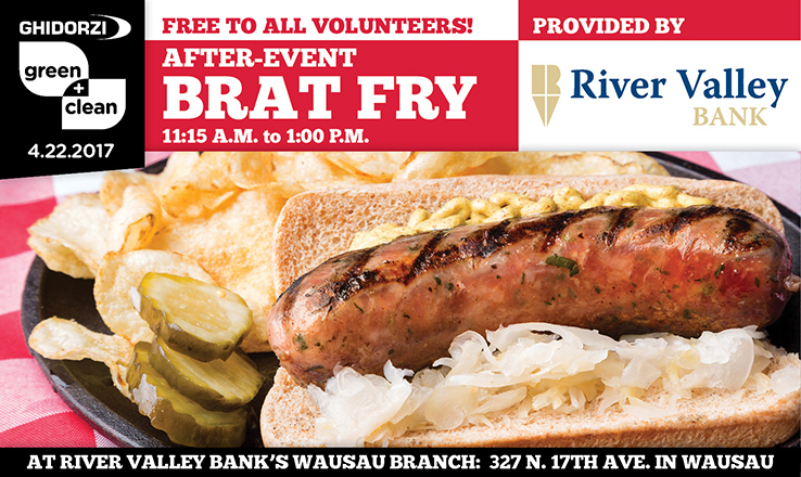 River Valley Brat Fry after Ghidorzi Green and Clean 2017