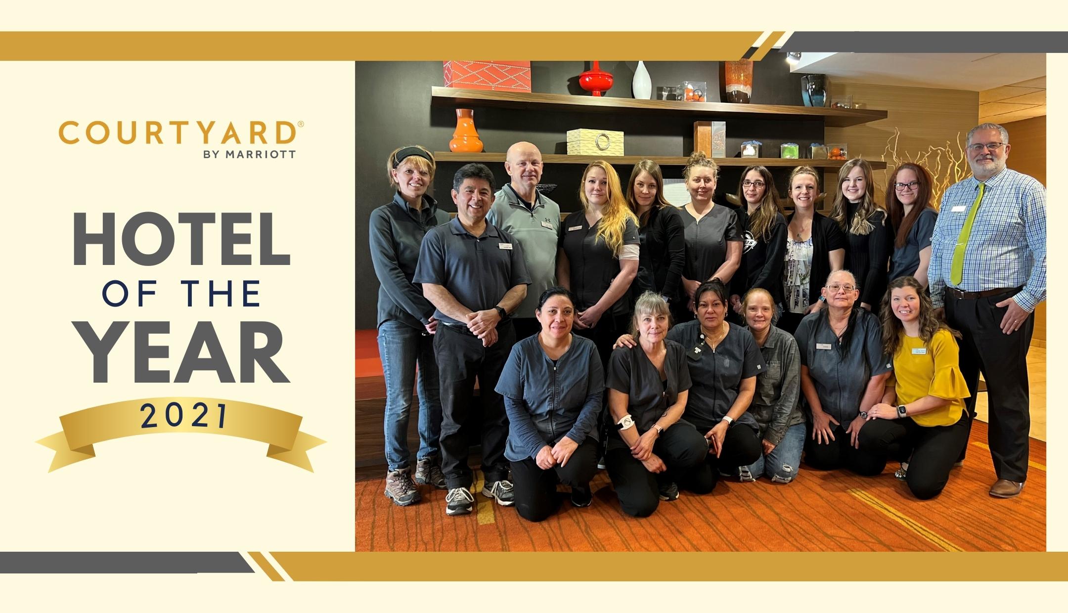 Courtyard Wausau Named Hotel of the Year <br> by Marriott International 