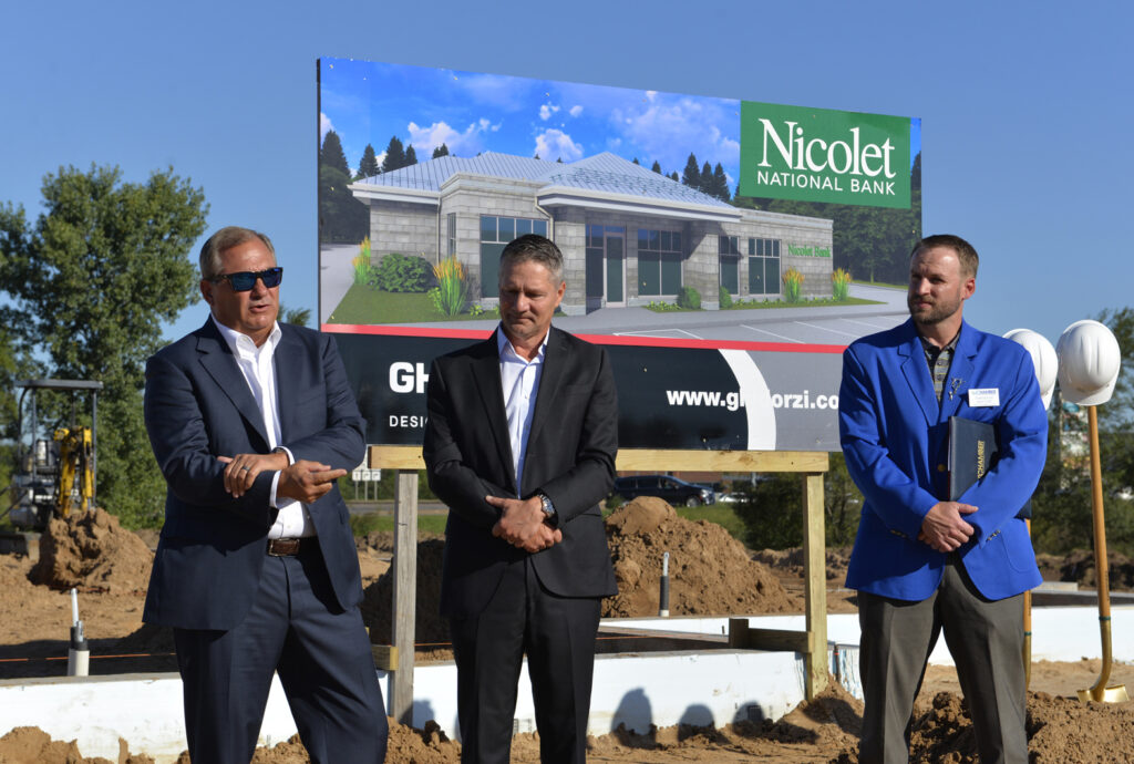 Nicolet Bank Breaks Ground on New Branch in Lake Hallie Ghidorzi